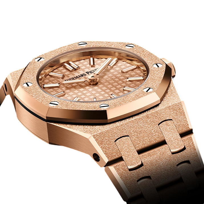 Audemars Piguet Royal Oak Mini Frosted Gold Quartz 67630OR.GG.1312OR.01 Women Quartz 4