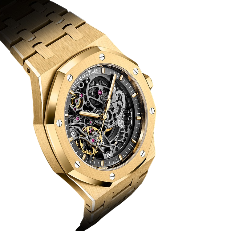 Audemars Piguet Royal Oak Double Balance Wheel Openworked 15407BA.OO.1220BA.01 Men/Unisex Self-winding 4