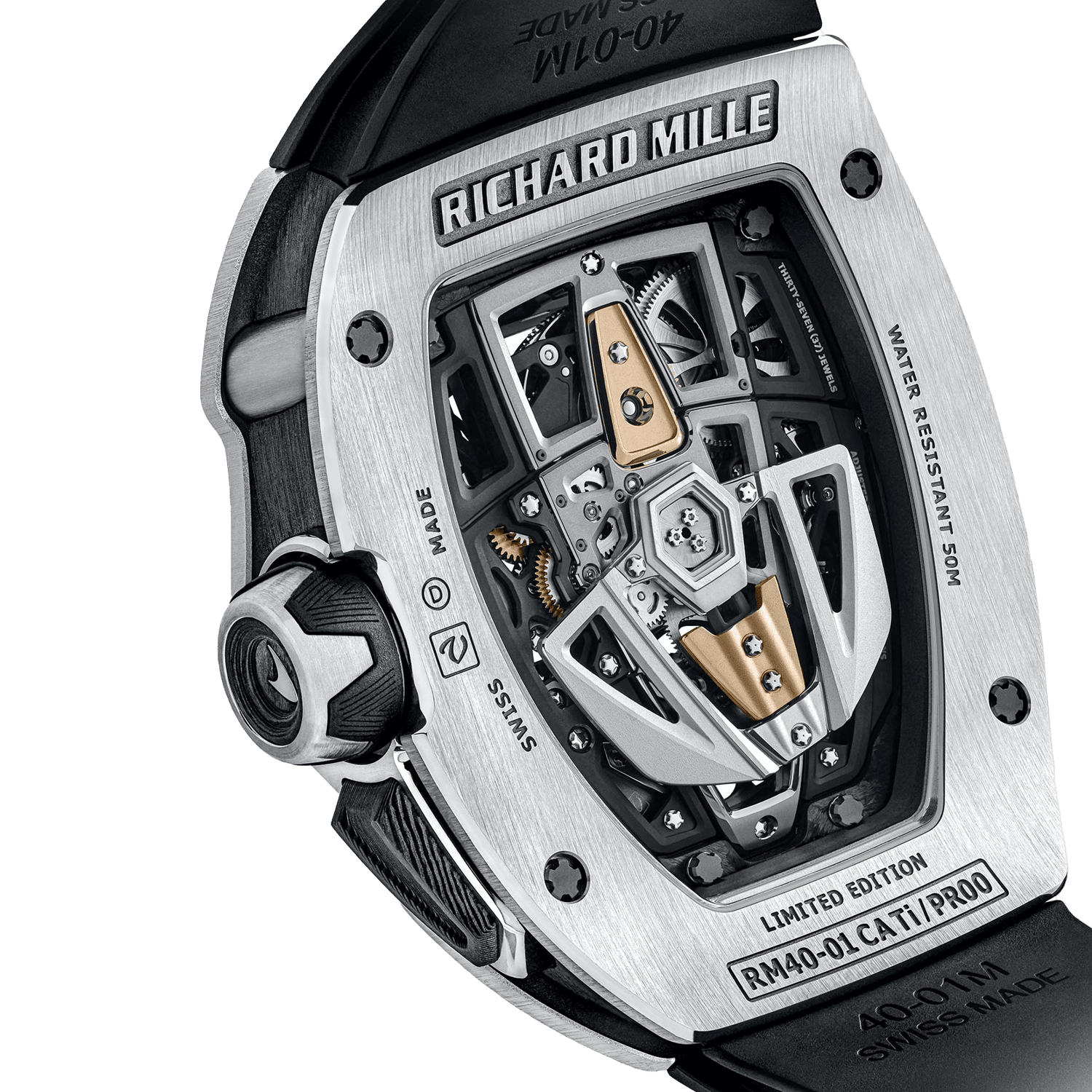 Richard Mille RM40-01 RM40-01 CA Ti Men/Unisex Automatic Tourbillon 4
