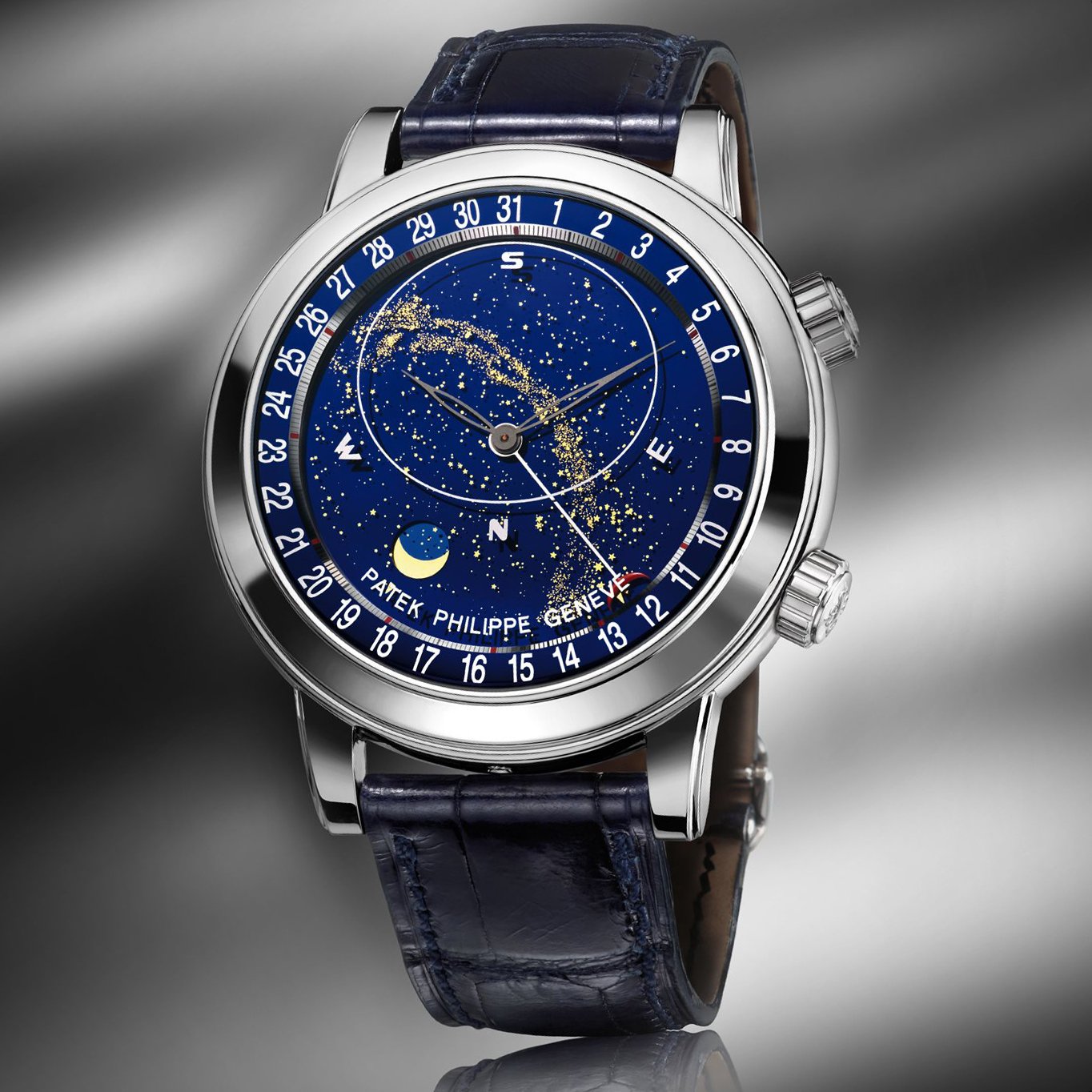 Patek Philippe Grand Complications Celestial Moon Age 6102P-001 Men/Unisex Self-winding 5