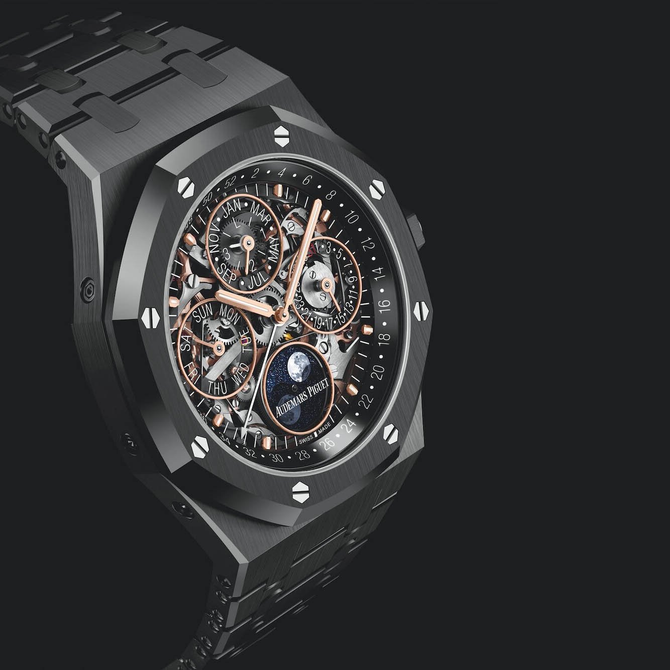 Audemars Piguet Royal Oak Perpetual Calendar Openworked 26585CE.OO.1225CE.01 Men/Unisex Self-winding 5